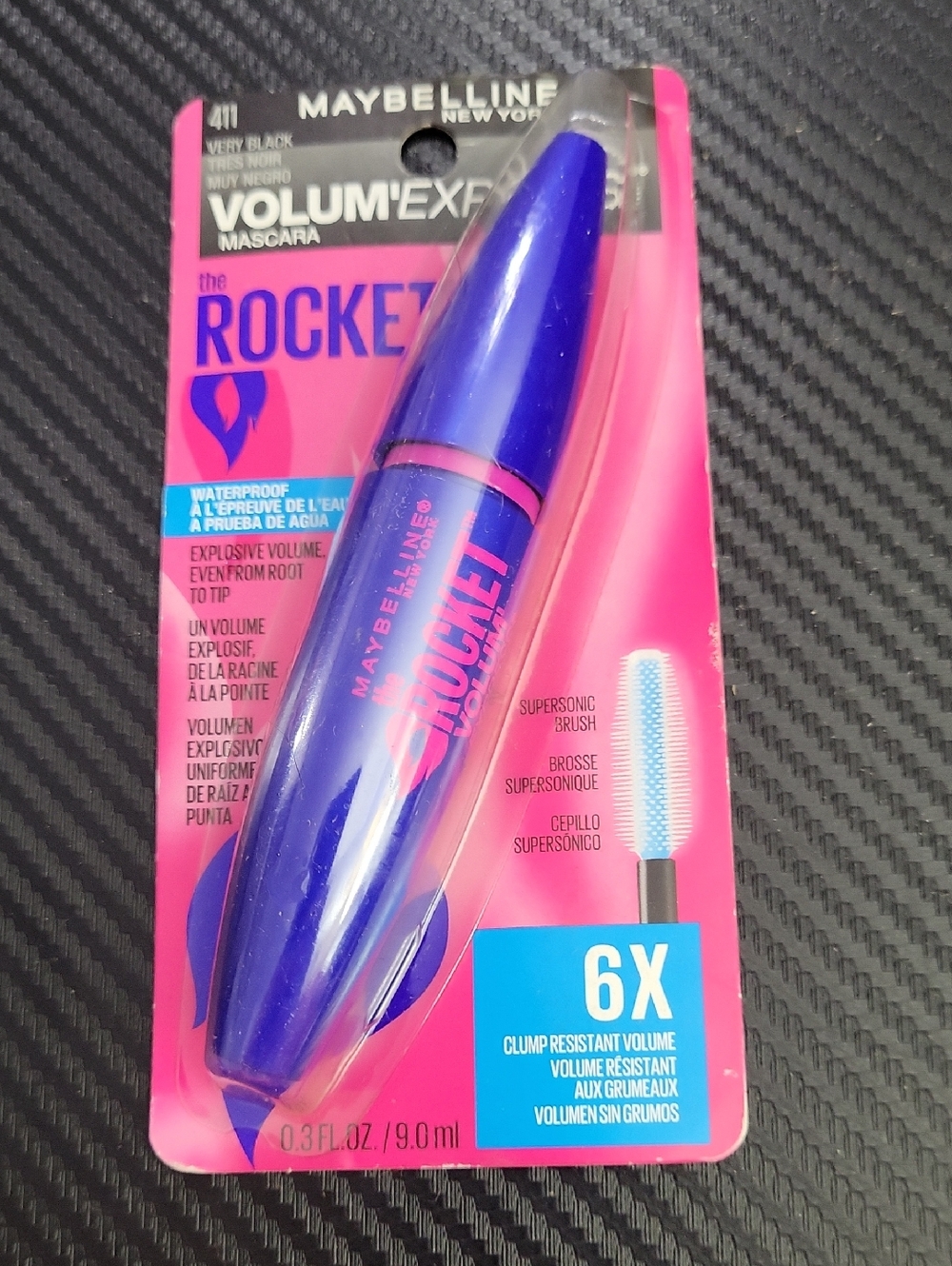 NEW Maybelline The Rocket Volum' Express Mascara - Very Black